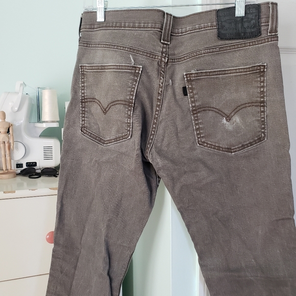 Levi's Other - Levi's 511 33x32 Gray Washed Slim Fit Jeans